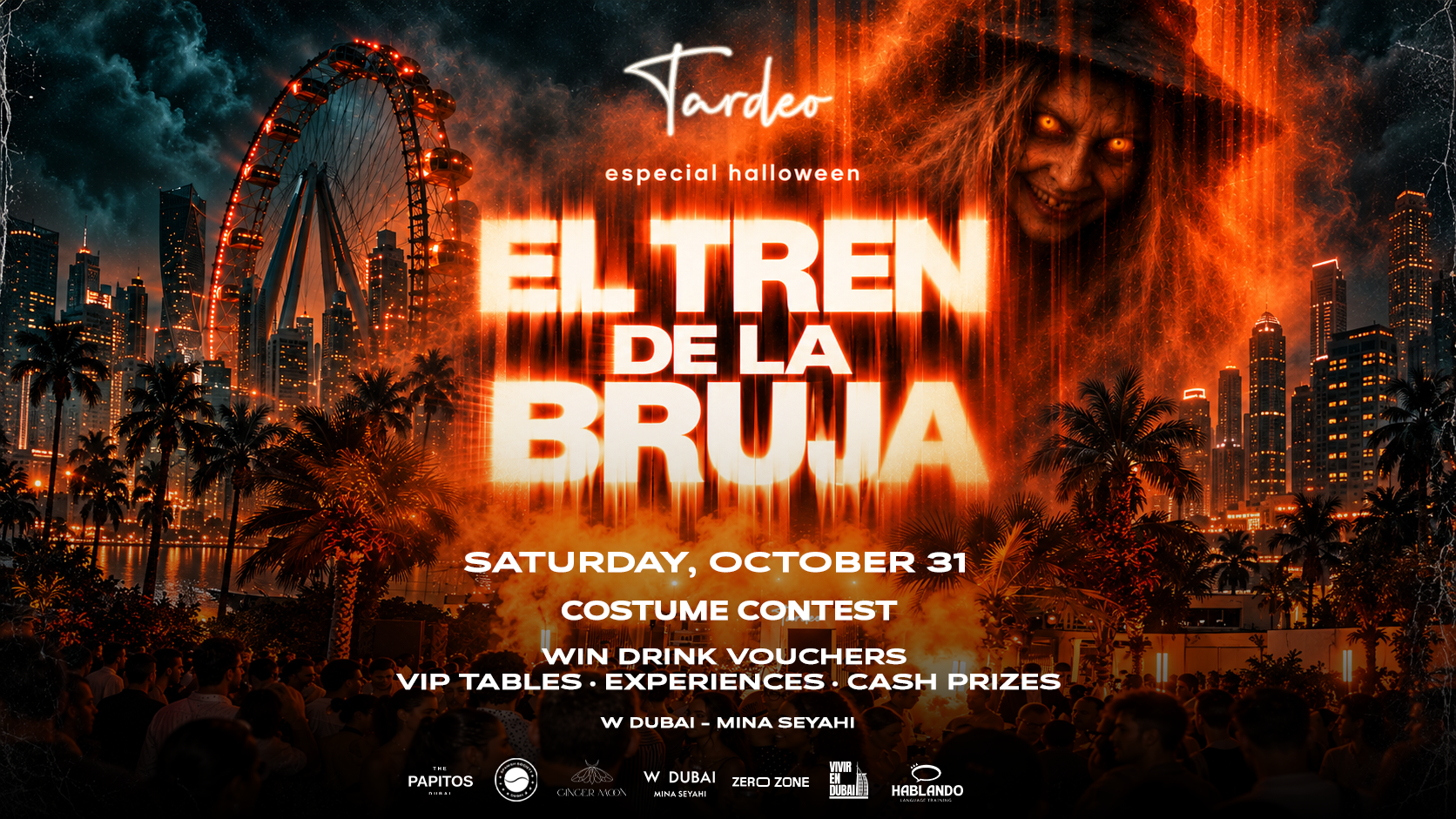 TARDEO HALLOWEEN EL TREN DE LA BRUJA