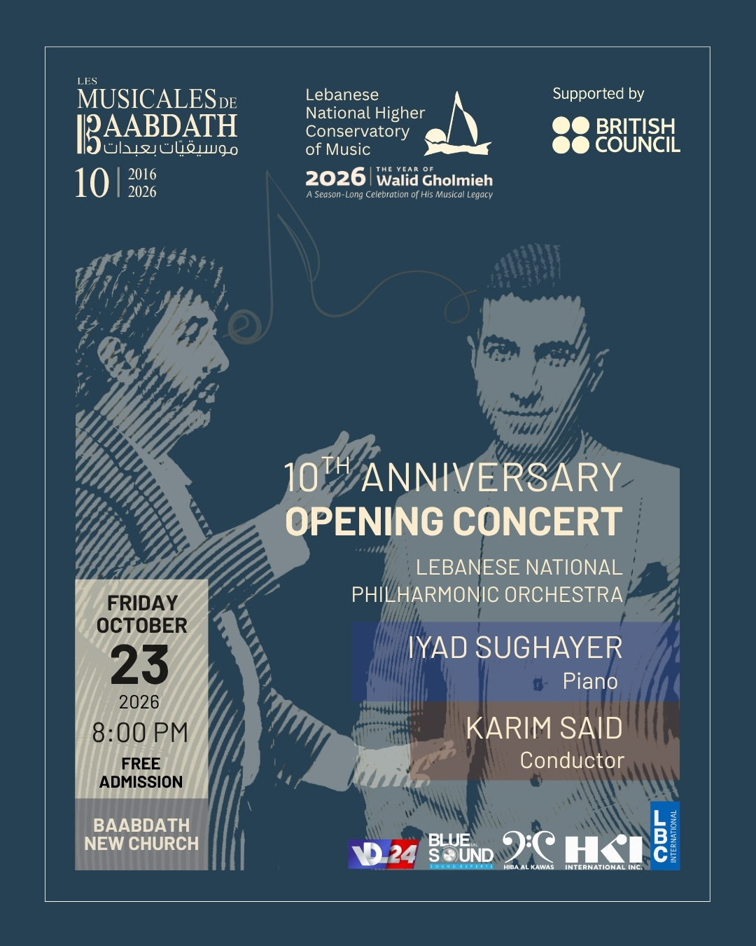 Les Musicales de Baabdath 2026: 10th Anniversary Opening Concert