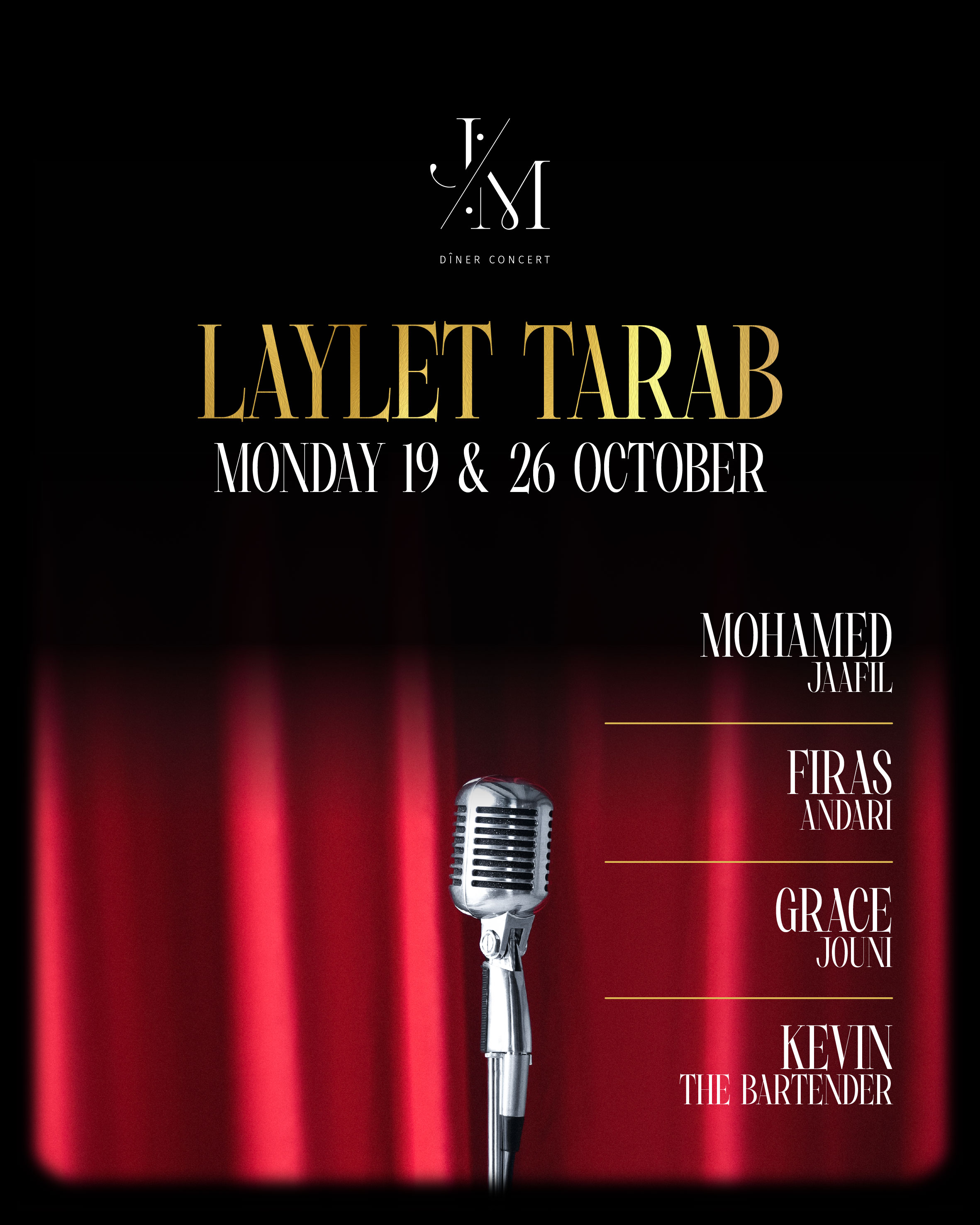 Laylet Tarab at J/M Dîner Concert