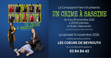Un Crime à Sassine Les Coeurs de Beyrouth