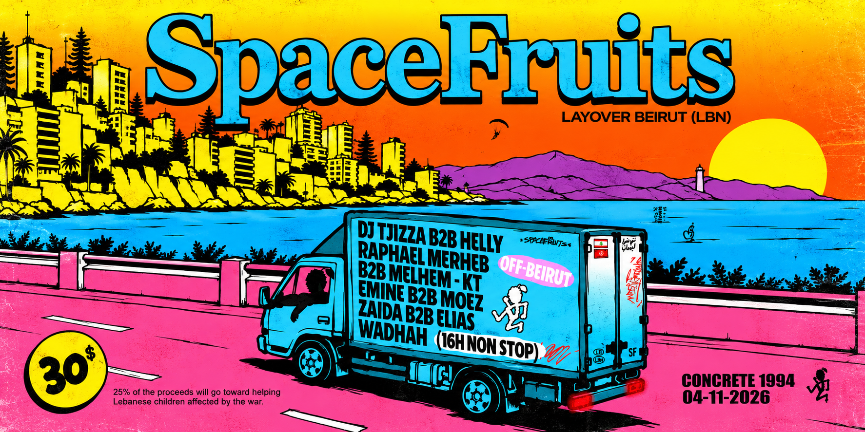 Space Fruits • Layover Beirut